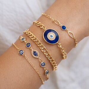 Evil Eye Bracelets stack